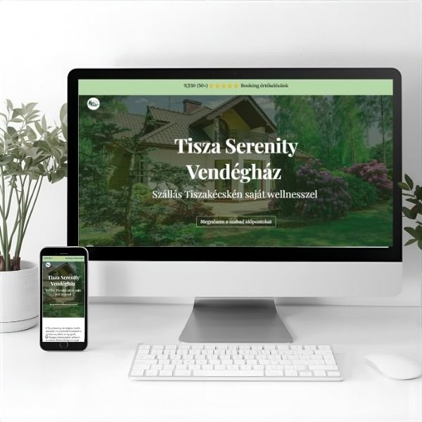 Google sites weboldal vendégházaknak