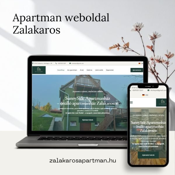 apartman weboldal Zalakaros